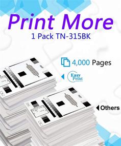 img 2 attached to 🖨️ Premium EASYPRINT (1-Pack Black) Compatible TN-315 TN315 Toner Cartridge for Brother HL-4150CDN, 4570CDWT, MFC-9460CDN, MFC-9970CDW, DCP-9055CDN, DCP-9270CDN Printer