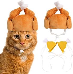 img 4 attached to RYPET Thanksgiving Cat Costume Pack