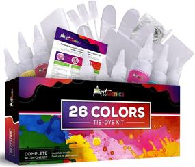 img 4 attached to 🎨 Colorful Tie Dye Kit – DIY Crafting Set with 26 Vibrant Tye Dyes for Fabric Design – Ideal for Kids, Girls, Boys, and Adults of All Ages