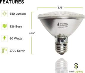img 3 attached to Energy-efficient 60W PAR30 Halogen Replacement Bulb with Wide Output Angle