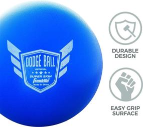 img 2 attached to 🏐 Franklin Sports Superskin Coated Dodgeball Ball