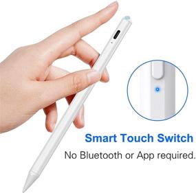 img 2 attached to 🖊️ Palm Rejection Stylus Pen for iPad by SPEATE: Active Touch Screen Digital Pencil for Apple iPad (2018-2020)