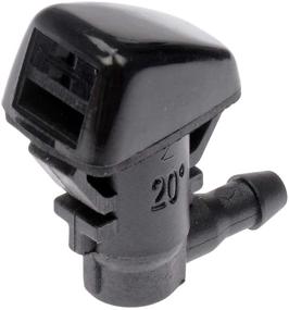 img 1 attached to Dorman 58117 Windshield Washer Nozzle - Compatible with Dodge/Jeep Models, Color: Black