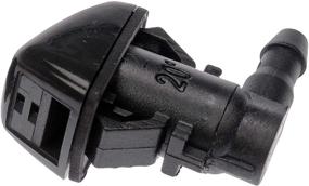 img 2 attached to Dorman 58117 Windshield Washer Nozzle - Compatible with Dodge/Jeep Models, Color: Black