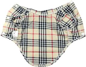 img 2 attached to 🐶 Brccee AC Plaid Pet Fashion Shirt for Dogs - Size L