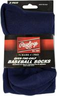 🧦 rawlings baseball socks 2 pair: ultimate performance and comfort for baseball players логотип