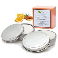 🍊 /liv/ nature organic argan oil shampoo and conditioner bar set (sweet orange, ylang ylang) with bonus travel tins - ideal eco-friendly gift set logo