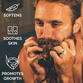 img 1 attached to 🧔 ZEUS 8oz Beard Shampoo: Cruelty Free, USA Made, Natural Ingredients - Cleanse, Soften, and Relieve Itching & Flaking with Sandalwood Fragrance