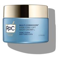 🌙 roc multi correxion 5 in 1 anti aging facial night cream with hexinol & shea butter – effective wrinkle and skin care treatment, 1.7 oz. ideal stocking stuffer (packaging may vary) logo