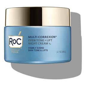 img 4 attached to 🌙 RoC Multi Correxion 5 in 1 Anti Aging Facial Night Cream with Hexinol & Shea Butter – Effective Wrinkle and Skin Care Treatment, 1.7 Oz. Ideal Stocking Stuffer (Packaging May Vary)