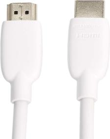 img 2 attached to 🔌 Amazon Basics - 6 футовый белый HDMI-кабель с высокой скоростью (48Gbps) и поддержкой 8K/60Hz