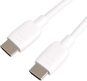 img 4 attached to 🔌 Amazon Basics - 6 футовый белый HDMI-кабель с высокой скоростью (48Gbps) и поддержкой 8K/60Hz