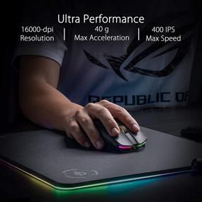 img 3 attached to 🖱️ Unleash Your Gaming Potential with the ASUS ROG Chakram Wireless Aura Sync RGB Gaming Mouse – Featuring Optical Sensor and 16000 DPI