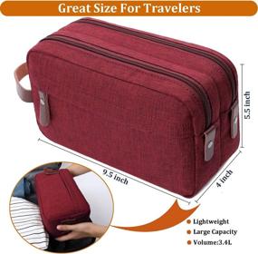 img 2 attached to 🚿 Waterproof Bathroom Toiletry Cosmetic Organizer for Travel Accessories