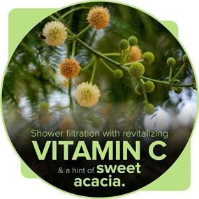 img 3 attached to Brondell VivaSpring Vitamin C Shower Filter - Sweet Acacia Essence Scent, Filters Free Chlorine Contaminants, Easy Installation, Promotes Healthier Skin & Hair with Filtered Shower Water