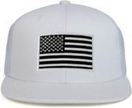 🧢 armycrew youth american snapback trucker: stylish accessories for boys logo