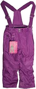 img 1 attached to ❄️ Stay Warm and Dry with Weatherproof 32 Degrees Girl's Winter Snow Bib Pant