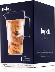 img 2 attached to Optimized JoyJolt Lemonade Pitcher with Spout - 1 Gallon