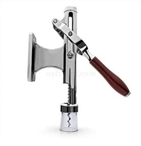 img 2 attached to Effortless Cork Extraction: New Star Foodservice 48322 Chrome Plated Wall Mounted Wine Opener