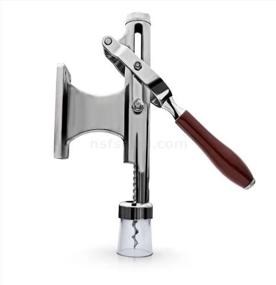 img 4 attached to Effortless Cork Extraction: New Star Foodservice 48322 Chrome Plated Wall Mounted Wine Opener