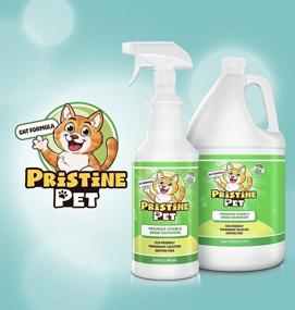 img 3 attached to Eco-Friendly Pristine Pet Odor & Stain Eliminator: Enzyme-Free Cat Pee Cleaner & Odor Remover - 32oz Spray