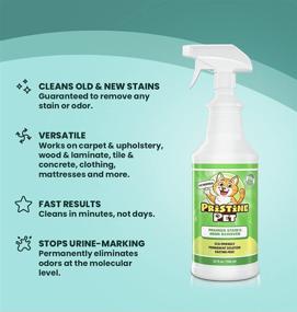 img 2 attached to Eco-Friendly Pristine Pet Odor & Stain Eliminator: Enzyme-Free Cat Pee Cleaner & Odor Remover - 32oz Spray