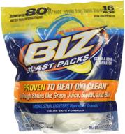 biz biz stain fighter blast packs - powerful stain remover for tough stains - 20 ct (1) logo