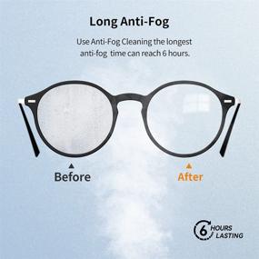 img 1 attached to 💧 K&F Concept Anti-Fog Eyeglasses Wipes - Convenient Pack of 120 Pre-Moistened Individually Wrapped Wipes for Various Surfaces