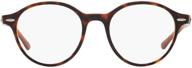 ray ban unisex 0rx7118 eyeglasses havana logo