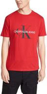 👕 calvin klein monogram t-shirt in heather - men's clothing logo