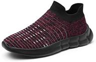 tiosebon men's laceless sneakers: breathable athletic shoes for optimal comfort logo