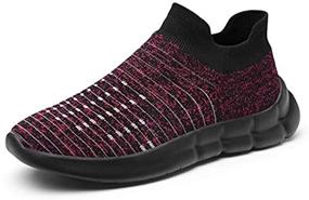img 1 attached to TIOSEBON Men's Laceless Sneakers: Breathable Athletic Shoes for Optimal Comfort
