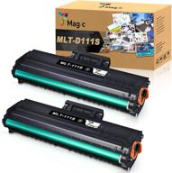 7magic compatible samsung toner cartridge: mlt-d111s 111s for m2020, m2070, m2022w, m2024w, m2071w - black, 2-pack logo