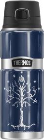 img 4 attached to 🌳 The Lord Of The Rings Tree Of Gondor Thermos Stainless King - Vacuum Insulated Stainless Steel Drink Bottle, 24oz