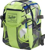 rawlings boys green youth backpack: durability meets style logo