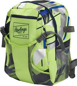 img 4 attached to Rawlings Boys Green Youth Backpack: Durability Meets Style