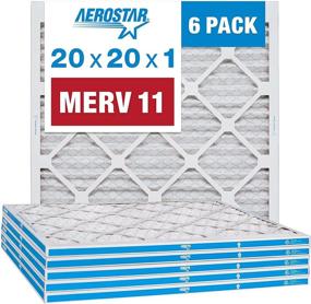 img 4 attached to 🌬️ Aerostar Pleated MERV 11 20X20X1: Optimal Air Filtration for Cleaner Indoor Spaces