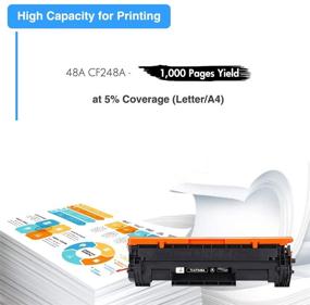 img 2 attached to 🖨️ True Image 48A CF248A Toner Cartridge Replacement for HP LaserJet Pro - Black, 2-Pack