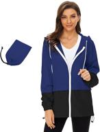 drawstring hooded lightweight outdoor raincoats women's clothing in coats, jackets & vests logo