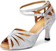 👠 dazzling rhinestone ballroom dance shoes for women - latin salsa performance by ttdancewear logo