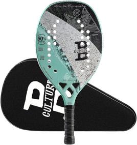 img 4 attached to 🎾 Graphite Carbon Beach Tennis Racket: Lightweight Paddle Racquet with Coverbag - 23mm Design