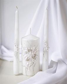 img 3 attached to 🕯️ Magik Life Unity Candle Set for Wedding - Elegant Wedding Ceremony & Reception Accessories - Decorative Pillars & Tapers - 6 Inch Pillar & 2 10 Inch Tapers - White Candle Sets