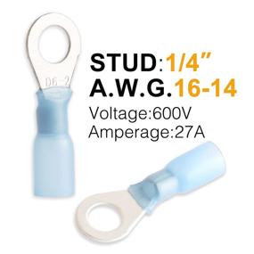 img 2 attached to 💦 Waterproof 16 14AWG Connector Terminals by AIRIC: Ideal for Secure Electrical Connections!