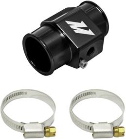 img 1 attached to 🌡️ Black Water Temperature Sensor Adapter - 38mm Size by Mishimoto -MMWHS-38-BK