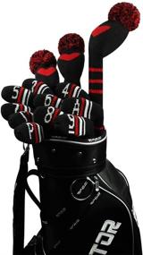 img 2 attached to 🏌️ Scott Edward Pack of 10 Iron Golf Club Head Covers - Cute and Durable Golf Club Head Protector with Washable Socks Shape