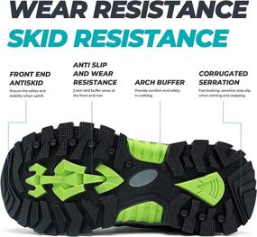 img 2 attached to ASHION Lightweight Sneakers Breathable Trekking Boys' Shoes ~ Outdoor