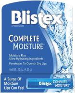 💧 blistex complete moisture lip balm - pack of 3, 0.15-ounce tubes: optimal seo-friendly lip care solution logo