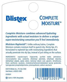 img 1 attached to 💧 Blistex Complete Moisture Lip Balm - Pack of 3, 0.15-Ounce Tubes: Optimal SEO-friendly lip care solution