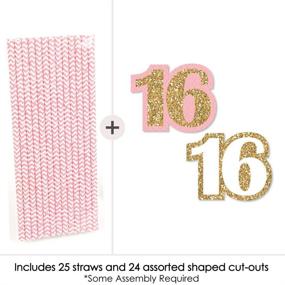 img 2 attached to Sweet Paper Straw Decor Decorative