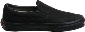 img 1 attached to Vans Classic Slip Black Women Men's Shoes